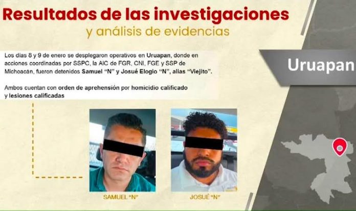 Video: Detienen a dos implicados más en el homicidio del alcalde de Uruapan, Carlos Manzo
