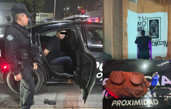 Video: Se le apareció la Virgencita… pero no para salvarlo del C4.