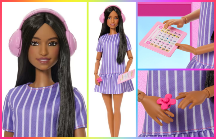 La empresa estadounidense Mattel presenta su primera muñeca Barbie con autismo