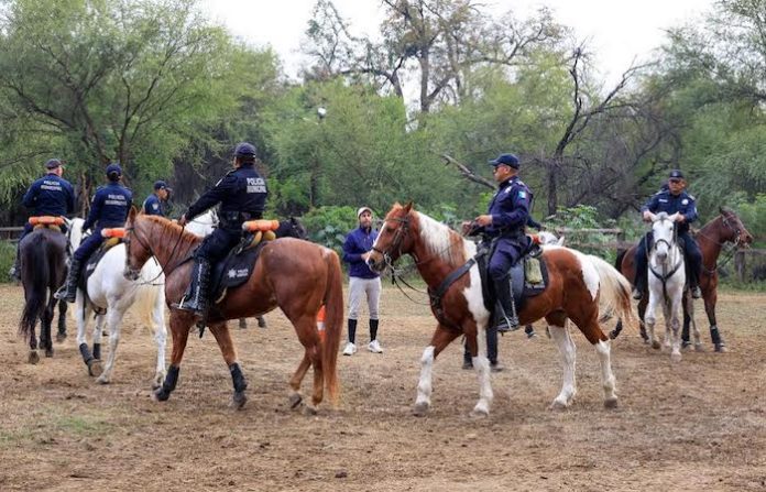Refuerza Guadalupe capacitación de su Policía Montada