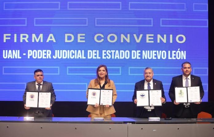 UANL y Poder Judicial de Nuevo León sellan alianza para fortalecer la justicia y la formación académica