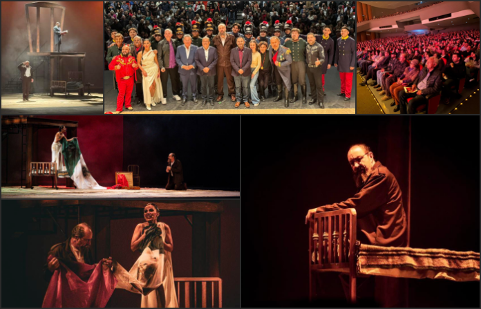 “Un General a la sombra” irrumpe con lleno total en el Teatro de la Ciudad