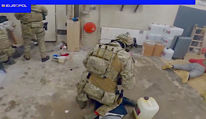 Video: Realizan el operativo “más grande” contra las drogas en Europa