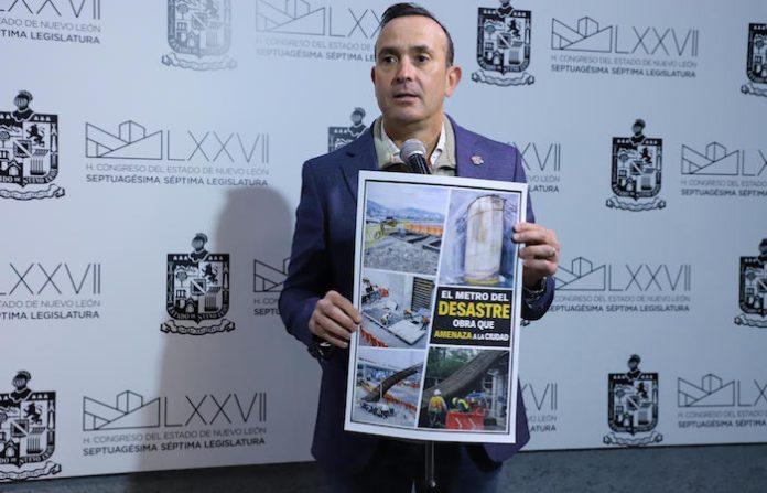 Obras del metro generan preocupación por seguridad e impactos urbanos, señala Carlos de la Fuente