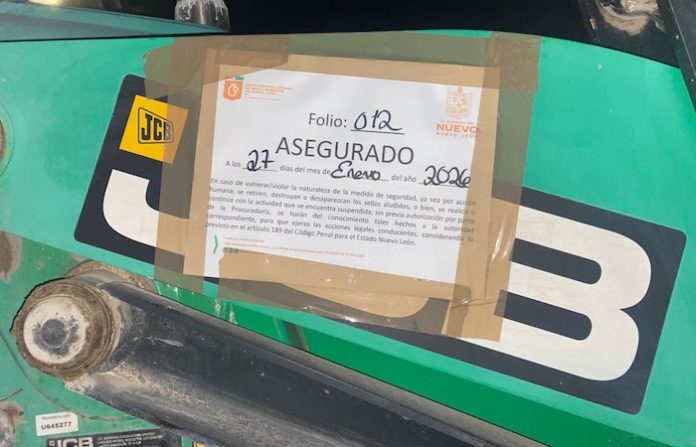 Suspende División Ambiental obras irregulares en zona del Arroyo El Barro