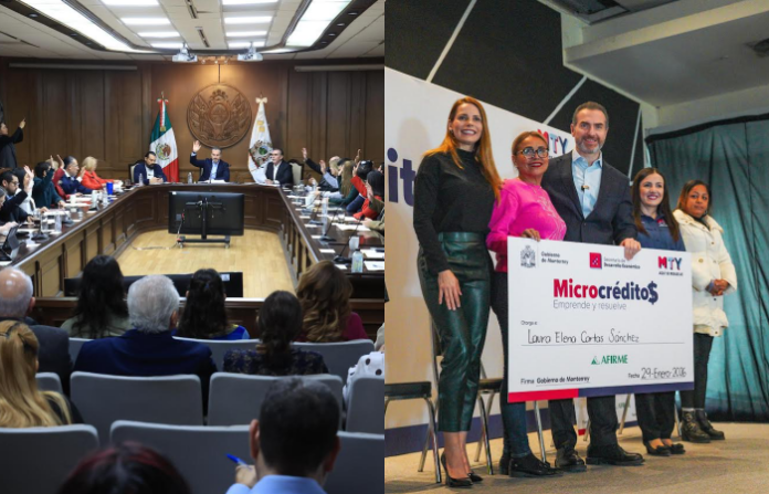 Monterrey amplía programa de microcréditos y somete cambio de medalla a consulta