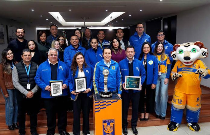Reconoce San Nicolás a Tigres Femenil por su impacto deportivo y social