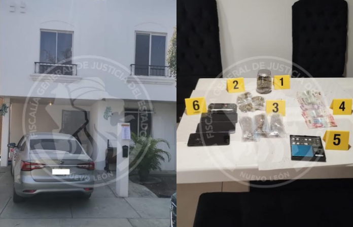 Cateo en García deja un detenido y drogas aseguradas