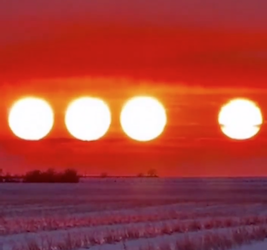 ¿Cuatro soles en el cielo? La naturaleza nunca deja de sorprender