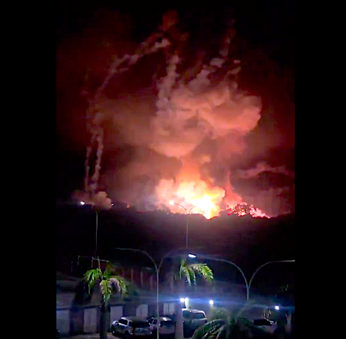 Videos: Madrugada de estruendo y alarma sacude a Caracas y La Guaira