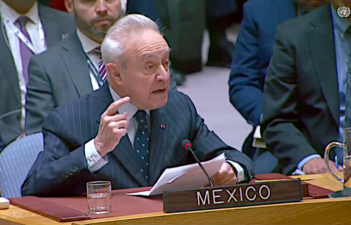 Video: México advierte ante la ONU que acciones de EU “ponen en riesgo a la paz y la seguridad” de América Latina