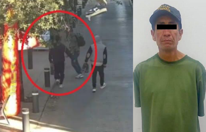 Cae presunto ladrón de celular en el Centro durante operativo Regia Navidad Segura