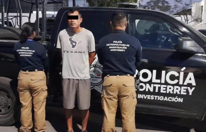 Detienen en Monterrey a presunto agresor de su pareja tras operativo policial