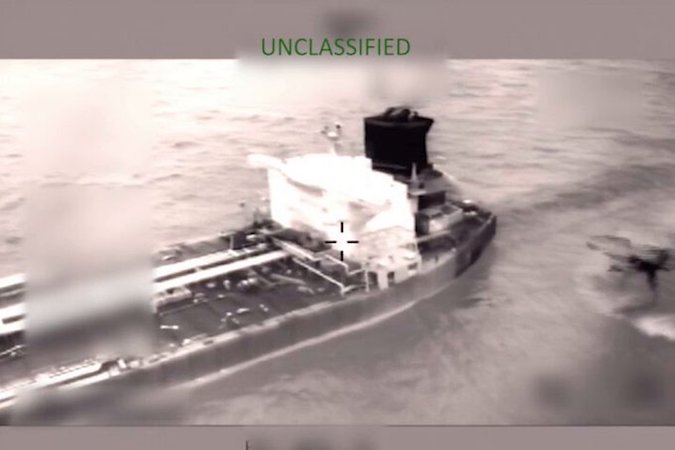 El Comando Sur de EU confirmó la incautación del petrolero Olina en el mar Caribe