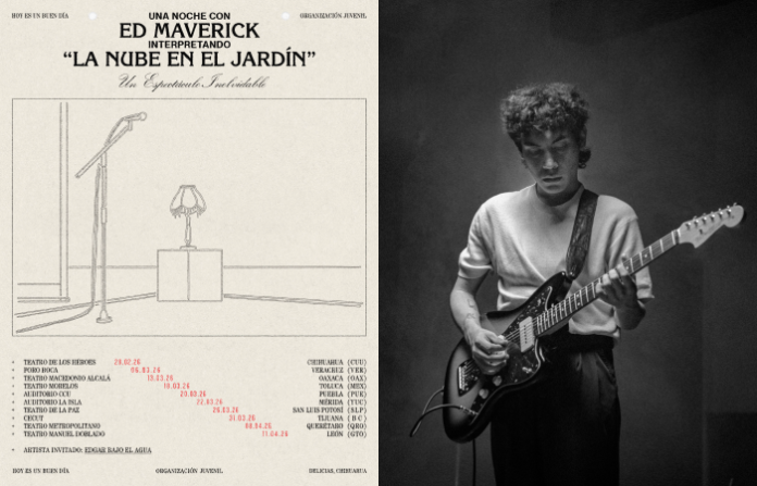Ed Maverick retoma gira de “La Nube en el Jardín” con fechas en teatros de todo el país