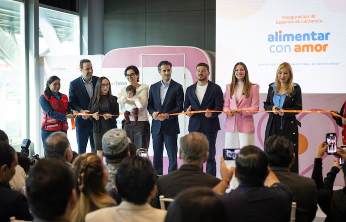Nuevo León inaugura cinco nuevos lactarios en el Aeropuerto de Monterrey