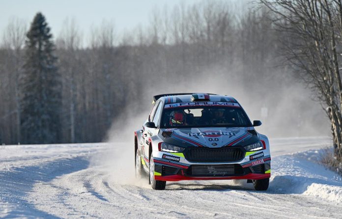 Arranca fuerte el mexicano Miguel Granados en la nieve del Rally de Suecia