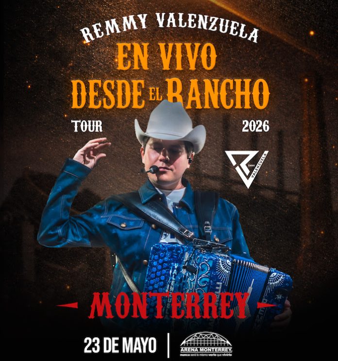 Remmy Valenzuela llega a Monterrey con su “En Vivo Desde el Rancho Tour 2026”