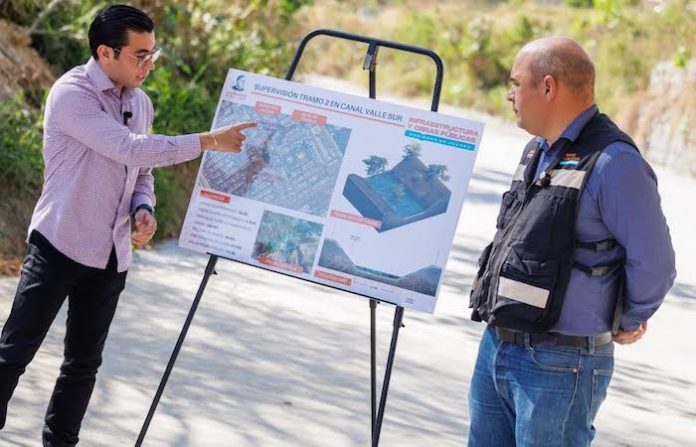 Atiende Félix Arratia rezago pluvial en Valle Sur y Valle del Virrey