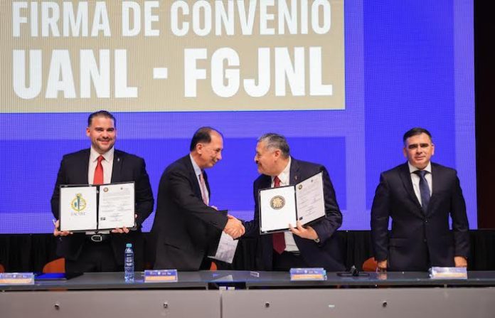 UANL y Fiscalía de Nuevo León consolidan alianza para impulsar formación jurídica y servicio público