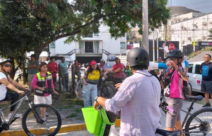 Monterrey impulsa cultura vial y transporte sustentable con rodada ciudadana en Chepevera