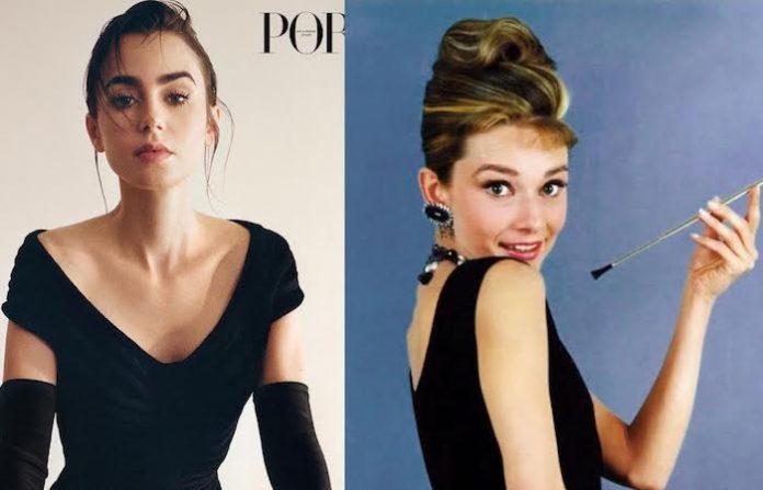 Lily Collins será Audrey Hepburn en filme sobre “Diamantes Para el Desayuno”