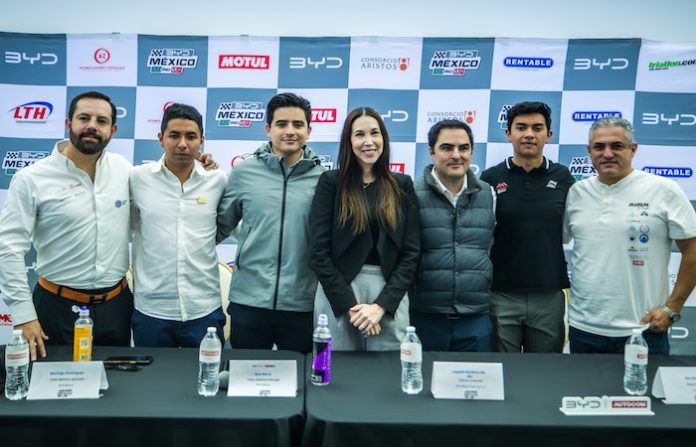 Automovilismo mexicano acelera hacia el futuro con la llegada de BYD como patrocinador principal
