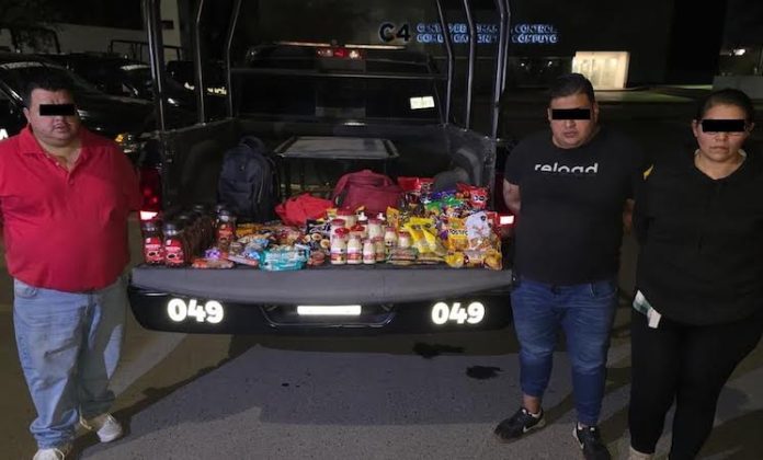 Guardia de seguridad se coludió en robo a Soriana del Centro; hay tres detenidos