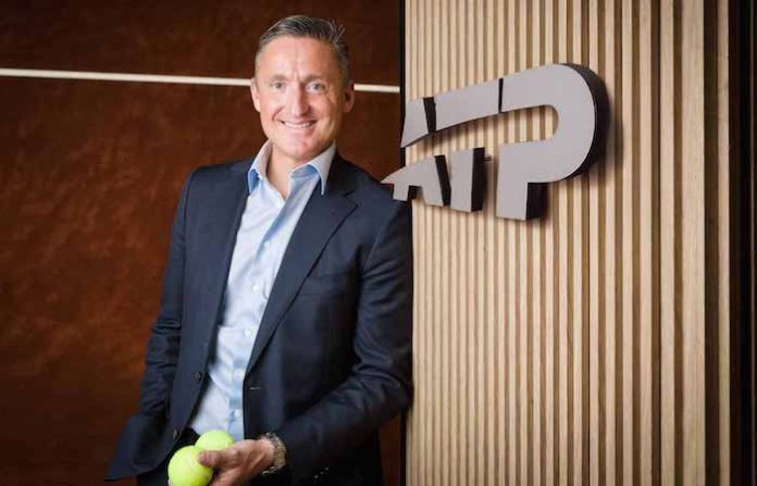 Andrea Gaudenzi, reelegido presidente de la ATP hasta 2028