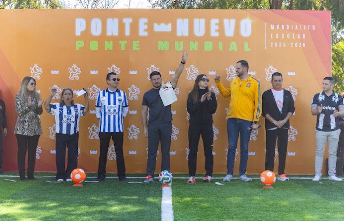 Estrenan cancha en la Plutarco Elías Calles y empujan meta de 500 espacios deportivos en NL
