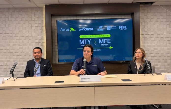Nueva ruta aérea conectará Monterrey con McAllen a partir de marzo
