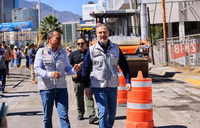 Monterrey arranca rehabilitación de vialidades y refuerza seguridad rumbo al Mundial