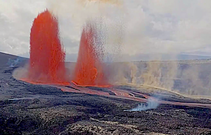 400 metros de fuego: el volcán Kilauea despierta en Hawái