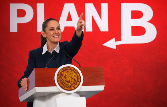 Sheinbaum enviará Plan B de reforma electoral para reducir privilegios en congresos y municipios