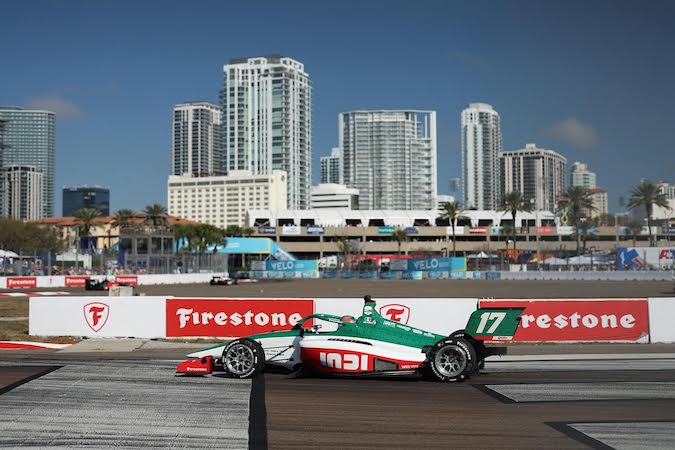 Salvador de Alba Jr. enfrenta segundo reto de la temporada en INDY NXT en Arlington