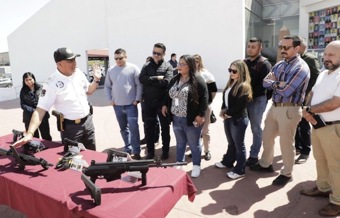 Empresarios de Santa Catarina conocen modelo de seguridad PROXPOL en Escobedo