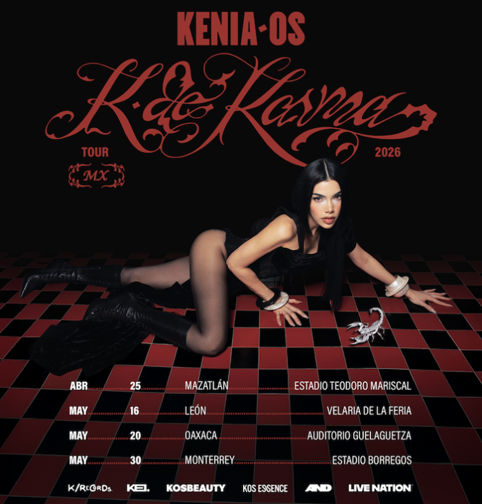 Kenia OS anuncia gira “K DE KARMA” con fecha en Monterrey