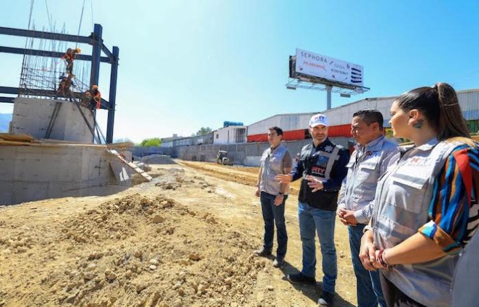 C4 sur de Monterrey avanza a paso firme; Adrián de la Garza supervisa obra clave de seguridad