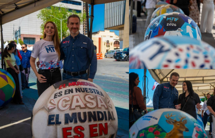 Monterrey inaugura “Balones con Arte Regio” rumbo al Mundial