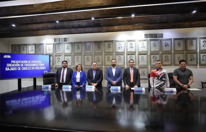 San Pedro va por ciudad sin cables: crean fideicomiso para soterrar infraestructura