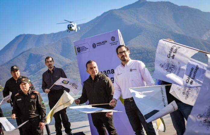 Santiago despliega operativo con drones, helicóptero y más de 100 elementos por Semana Santa