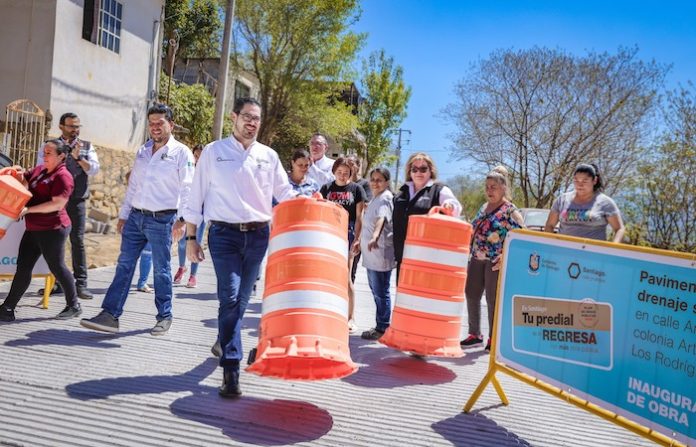 Cumple Santiago: colonia Arturo Marroquín ya cuenta con pavimento y servicios básicos