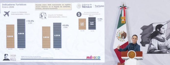 “Pueden venir de manera segura al país”, afirma Sheinbaum sobre el Mundial