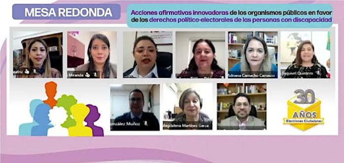 IEEPCNL impulsa acciones innovadoras para la participación política de personas con discapacidad