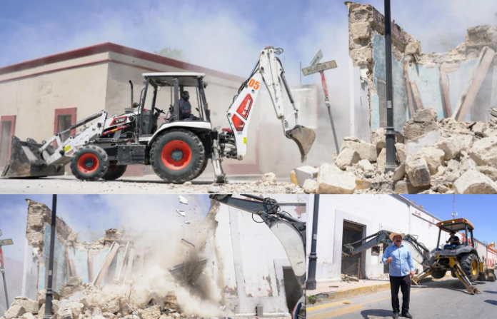 INAH exige cuentas a alcalde de Pesquería por demolición de inmueble histórico