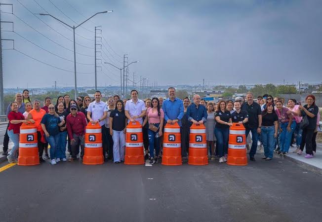 Abren paso a la movilidad en Apodaca con obra clave en la carretera a Villa Juárez