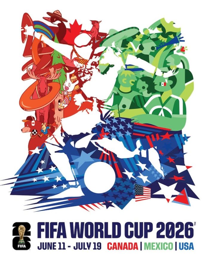A 100 días del arranque, revelan el póster oficial del Mundial 2026 que unifica a Canadá, México y Estados Unidos