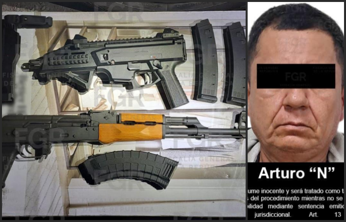 Detienen y vinculan a proceso a hombre por transportar armas en autobús en Galeana