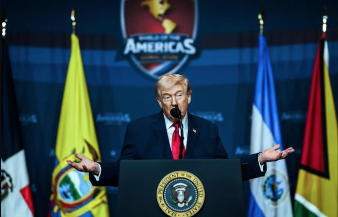 Trump oficializa estrategia de EU para combatir a los cárteles en América Latina