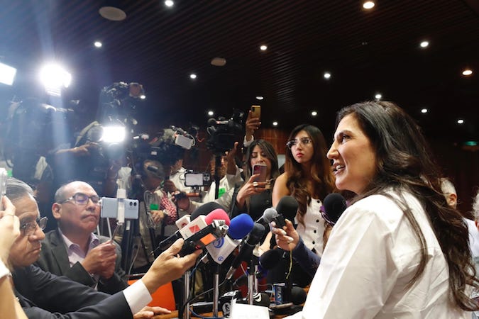 Exige Kenia López Rabadán transparencia y certeza en elección de consejeros del Instituto Nacional Electoral